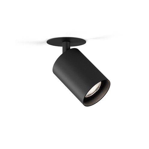 Panzeri+Carl LED 18W 1436lm 3000K CRI>90 30° UGR<16, hämardatav Push/DALI, süvisvalgusti, must